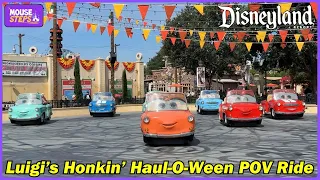 Luigi’s Honkin’ Haul-O-Ween POV 2026 in Cars Land at Disneyland Resort - Halloween Time (4K)