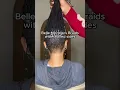 Belle Microlocs with Shaved Sides Braids that Speak