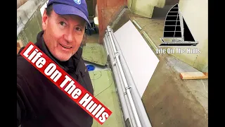 Ep129 Tidying Up Underfloor Conduits – Complete Catamaran Build