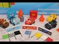 Disney Cars 3 Mini Racers Advent Calendar - Diecasts Pit Stop Barriers Tool Carts Flags Christmas