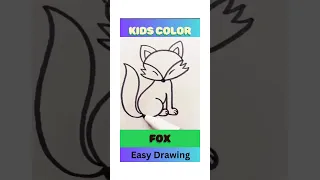 How to draw a fox easy step by step