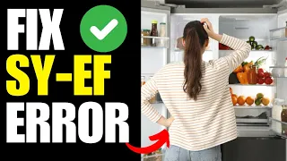 frigidaire refrigerator error code SY-EF - How To FIx