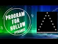 C program for hollow pyramid