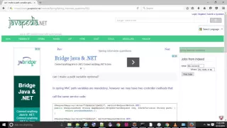 can I make a path variable optional - javapedia net