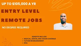 Entry Level Work From Home Degree Work ASAP