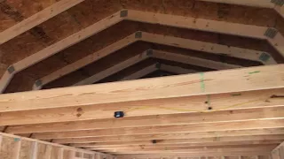 14 x 40 Lofted Barn Cabin - Amarillo Portable Buildings