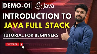 Java Full Stack Demo 01 Introduction to Java Full Stack Full Stack Tutorial Harsha Trainings