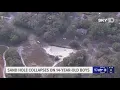Sand hole collapses on 2 boys in Citrus County