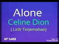 Celine Dion (Alone) - Lyrics dan Terjemahan