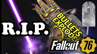 LEGACY Weapons Already REMOVED On PTS - Fallout 76