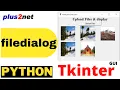 Tkinter filedialog to read upload and adjust height width to resize multiple images to display