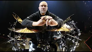 jon larsen of volbeat drum setup world tour 2019 rig breakdown