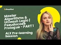 Pseudocode Prologue Mastering Algorithms in ALX - Unveiling the Logic Part 1