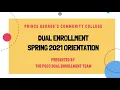 Dual Enrollment Spring 2021 Orientation