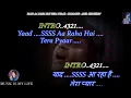 Download Lagu Yaad Aa Raha Hai Tera Pyar Karaoke With Scrolling Lyrics Eng. \u0026 हिंदी