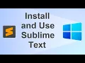How to Install and Use Sublime Text 4 2021