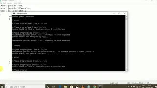 Java Create a File Using Character Stream Classes