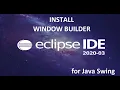 How to Install Window Builder in Eclipse