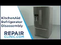 KitchenAid Refrigerator Disassembly Model KRFF507HPS02