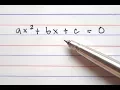 C Roots of Quadratic Equations