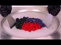 Download Lagu Blueberry, Raspberry and Blackberry - Ice Cream Rolls | ASMR
