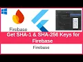 How to Get SHA-1 SHA-256 Keys for Firebase Android Studio Keytool Methods