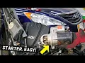 HYUNDAI SONATA ENGINE STARTER REPLACEMENT REMOVAL LOCATION