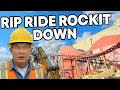 Download Lagu Rip Ride Rockit DROPPED TO THE GROUND! Universal Studios Demolition Update
