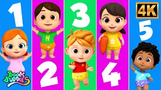 Five Little Babies Song | Learning & Counting Rhymes for Kids