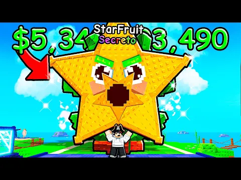 Video Thumbnail: ¡CREÉ un EJÉRCITO de STARFRUIT en Plantas vs Brainrots!
