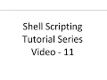 Shell Training 11