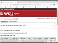 How to View your Schedule 1