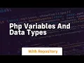 php variables and data types