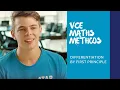 VCE Maths Methods First Principle