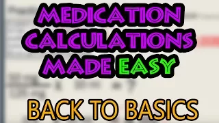 How To Do Medication Dosage Calculations Basics