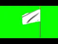 720p WHITE Flag Green Screen Orginal Green Screen