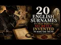 20 English Surnames That Were Secretly Invented to Hide the Truth