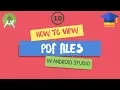 How to view PDF Files in Android Apps Android Development For Begineers