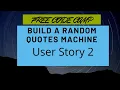 Free Code Camp - Random Quote Machine