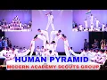 Elevate Your Spirit Inspiring Human Pyramid Performance by Modern Academy Scouts Group