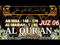 Download Lagu MUROTTAL ALQURAN MERDU | AL QURAN JUZ 1 SAMPAI 30  | Juz 6