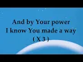 Your Power by Lecrae feat. Tasha Cobbs Leonard with lyrics