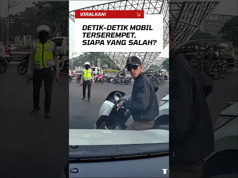Detik-Detik Mobil Ini Terserempet, Siapa yang Salah?