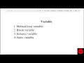 Identifiers and Variables in Java 2021 Java lessons Java Sinhala Java Java Tutorial