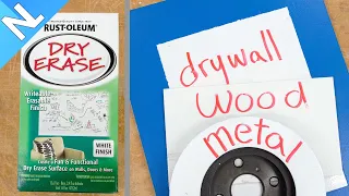 Does Dry Erase Paint work Whiteboard paint by Rust-Oleum