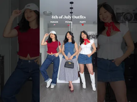 which outfit wins? 🇺🇸✨ sub for more style ideas 💡 #outfitidea #styletips #fourthofjuly