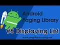 Android Paging Library Tutorial - Displaying Paged List