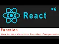 ReactJS Tutorial for Beginners How to map data into Function Components List Rendering