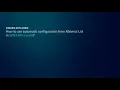 How to use automatic configuration from Material List in SIMARIS create