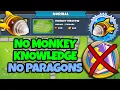 NEW BOSS DREADBLOON Normal Tutorial No Monkey Knowledge No Paragons Monkey Meadow BTD6